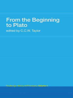 cover image of From the Beginning to Plato